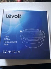 Genuine LEVOIT Air Purifier LV-H132-RF Replacement True HEPA Filter w/Pre-Filter