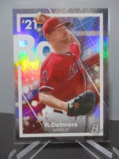 2021 Bowman Platinum Precious Elements Reid Detmers #PE-27 Angels