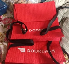 Doordash pizza bags, insulated, set of 2. 19"x19