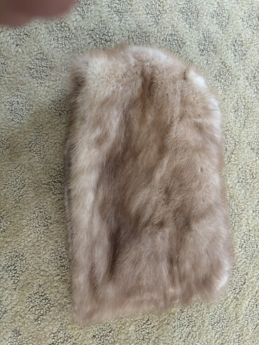 VINTAGE Yolanda Falconi Designer MINK Fur Women’s Brown Hat - Picture 3 of 5