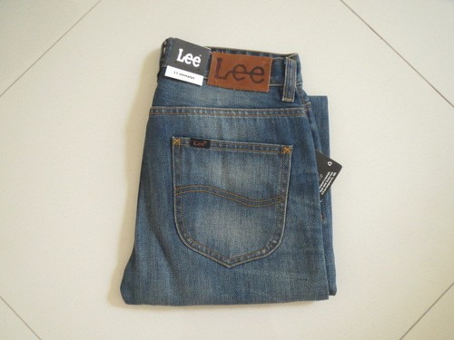 Men's Lee L1 Stovepipe Distress Blue 