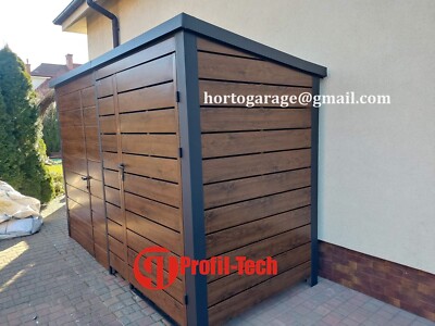 1x1 Blechgarage LAGERRAUM Versteck GERÄTESCHUPPEN Garage Container Lagerbox