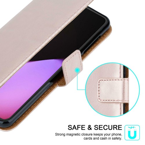 Pour Google Pixel 5 5G Étui,Cuir Clapet Pied Portefeuille Étui Téléphone + Écran - Photo 9 sur 19