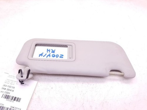 12-15 TOYOTA PRIUS PASSENGER SIDE SUN VISOR ASSEMBLY - Picture 4 of 12