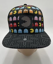NEW Pac-Man Bioworld Snapback Hat Cap Adjustable