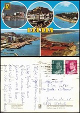Postale Dénia Denia Mehrbild Stadt und Luftbild 1978