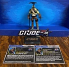GI JOE 50TH ANNIVERSARY “ALPINE” MOUNTAIN TROOPER! LOOSE & COMPLETE W FILE CARDS