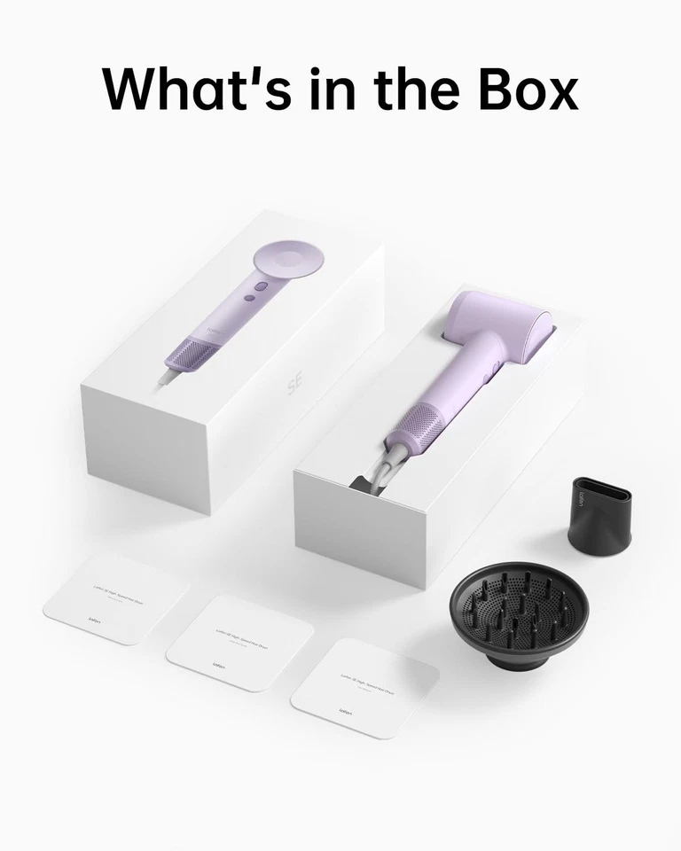 Laifen SE Hair Dryer, Negative Ionic Blow Dryer with 10W RPM High-Speed - Image 2 of 4