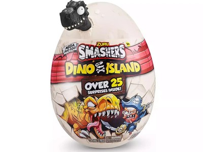 Smashers Dino Island Huevo Gigante Epic Bizak 25 Sorpresas Dinosaurio 5+ Juguete