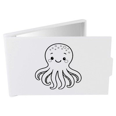 Kompakt-/Reise-/Taschen-Schminkspiegel ''Süßer Oktopus'' (CM00051820)