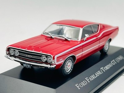 DEAGOSTINI DE AGOSTINI 1/43 DIECAST 1968 FORD FAIRLANE TORINO GT IN ROT