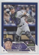 2023 Topps Series 1 Retail Royal Blue Brian Serven #41 0l0m