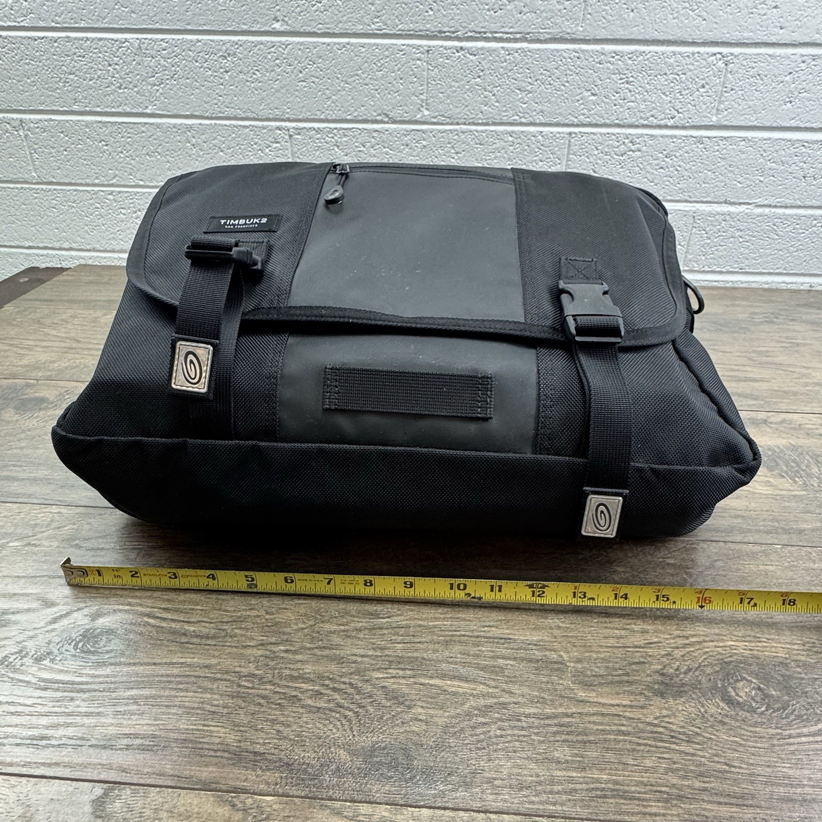 Timbuk2 x Dell Messenger Backpack Convertible 3 In 1 Black Canvas Laptop Bag