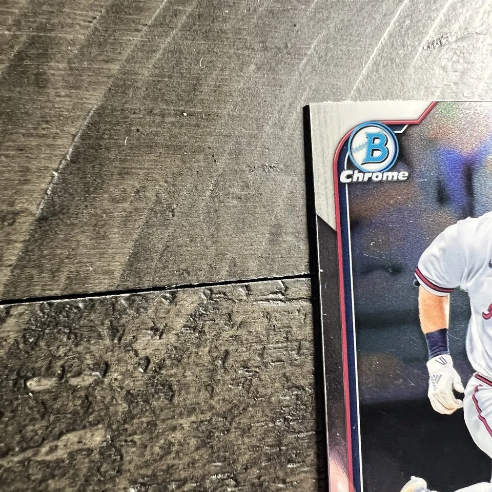 Luke Waddell Signed IP Auto Rookie 1st 2022 Bowman Chrome #BCP-48 Atlanta Braves - Image 2 of 4