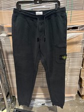 Stone Island Black Cargo Jogger Sweatpants - Men's XL - Used / Excellent