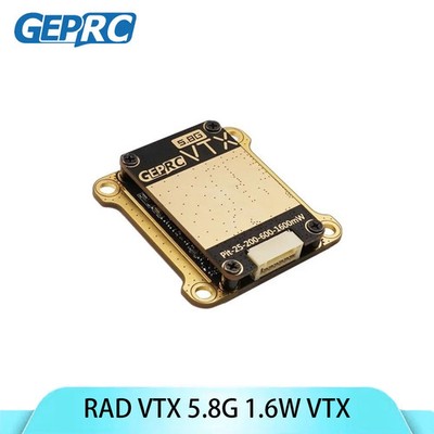 GEPRC RAD VTX 5.8G 1.6W 40CH PIT Mode 25mW200mW600mW Adjustable Video Mitter