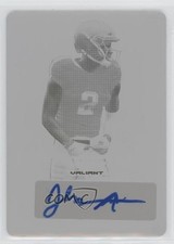 2021 Leaf Valiant Printing Plate Yellow 1/1 Jhamon Ausbon #BA-JA1 Auto 4z8