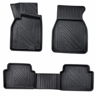 3D FußMatten FüR Renault Megane 4 Limousine 2016-2026 Carbonfaser-Optik Gummimat