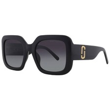 Marc Jacobs Polarized Grey Shaded Square Ladies Sunglasses MARC 647/S 008A/WJ 53