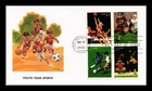 US COVER YOUTH TEAM SPORTS FIRST DAY ISSUE SETENANT FLEETWOOD