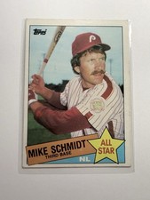 TOPPS 1985 ALL-STAR MIKE SCHMIDT #714 PHILADELPHIA PHILLIES BASEBALL CARD