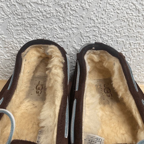 UGG Dakota 5133 braune Wildleder/Leder Mokassin Slipper Schuhe Damengröße 9 - Bild 9 von 14