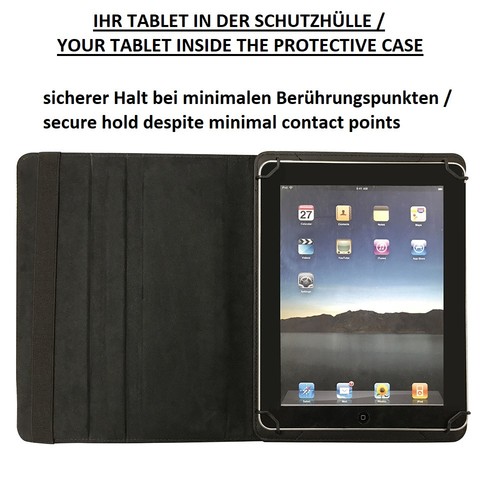 Tablet Case für Acer Tab iM10-22 Qualitäts 360° Schutz Hülle universal Kunst - Bild 4 von 6
