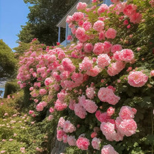 200+ Pink Climbing Rose Seeds Flowers Seeds for Garden Outdoor