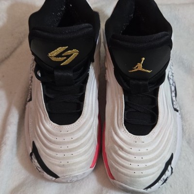 Jordan Luka 3 Motorsport White Black Red Men's Basketball Shoes FQ1284-170