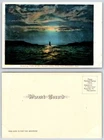 San Francisco California Evening View of the Golden Gate Moonlight Postcard AR53