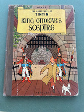 Tintin King Ottokar’s Sceptre – First English Edition 1958 Methuen  Hergé worn