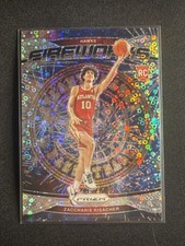Zaccharie Risacher Rookie 2024-25 Panini Prizm Fireworks Prizms Fast Break