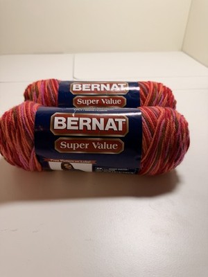 Bernat Yarn Super value Empress Multicolor lot of 2