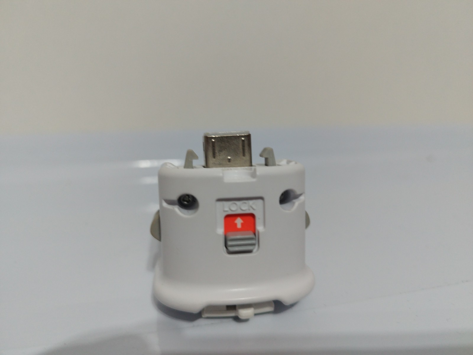 ADAPTATEUR MANETTE WII MOTION PLUS OFFICIEL NINTENDO BLANC JEU CONSOLE RVL 026