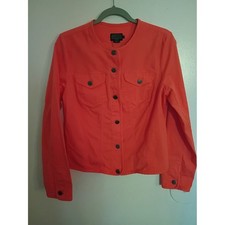 Pendleton Coral Button-Front Women's Jacket Sz M