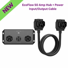 EcoFlow 50 Amp Hub with Power Input Output Cable
