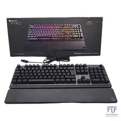 Roccat Pyro - Mechanische RGB Gaming Keyboard mit RGB-Beleuchtung (DE Layout), s