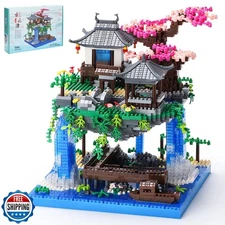 CAXIMSY Cherry Blossom Bonsai Tree House Building Block Sets 3320