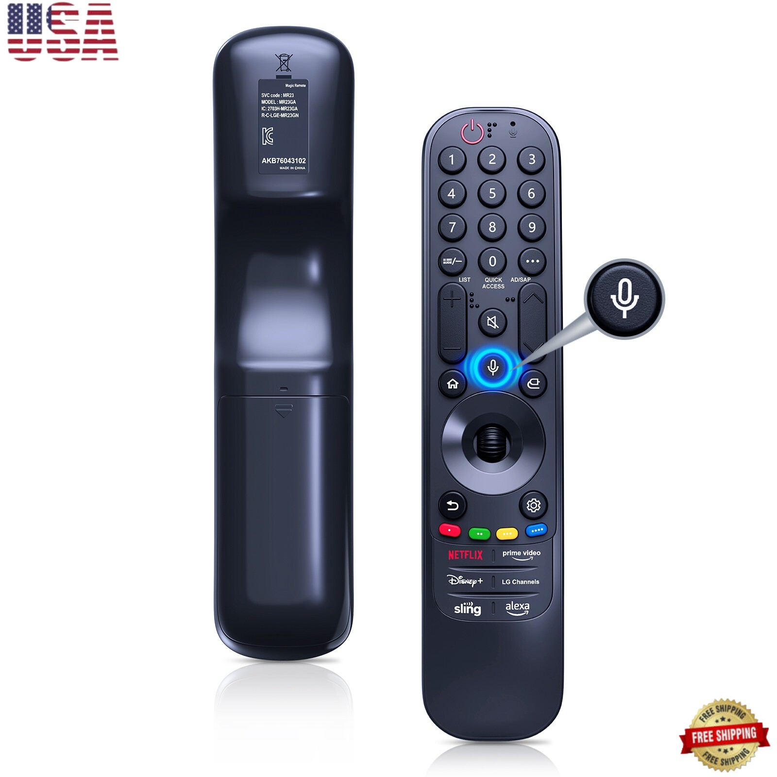 Replacement Magic Remote Control For LG OLED evo C4 Series Smart TV OLED65C4PUA
