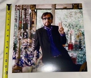 Ringo Starr 2026 Long Long Road album promo flat 12x12 double sided Henry Diltz