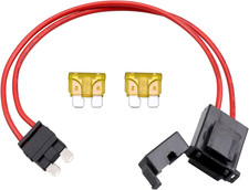 32V 16 AWG Car Fuse Holder Connector with 20A ATO Blade Fuses for Standard ATM F