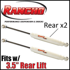 Rancho Rs5000x Rear Shock Absorbers Pair Fits 97-06 Jeep Wrangler Tj W3.5 Lift
