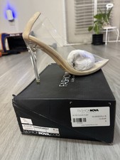 Fashion nova In The Clear Pumps Size 8 Pre Owned Stilleto Closed Toe