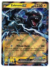 Pokemon TCG Zekrom ex Black Bolt Stamp Promo 034/086 Holo NM