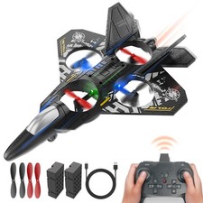 BEZGAR L0712 Drones for Kids 2.4GHZ RC Plane 360° Flip Gray