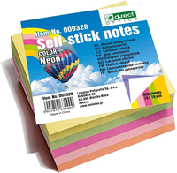 Haftnotizen Neonfarben 76X76 Mm – 400 Blatt – Selbstklebende Sticky Notes WüRfel