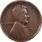 1922 No D Strong Reverse PCGS VF25 BN Lincoln Cent, Nice Mid-Grade Example!