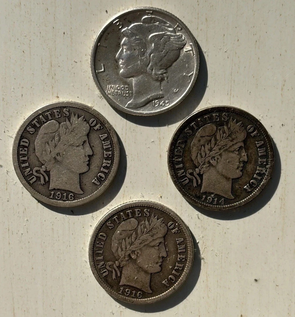 1916 Year Barber US Dimes (1892-1916) for sale | eBay