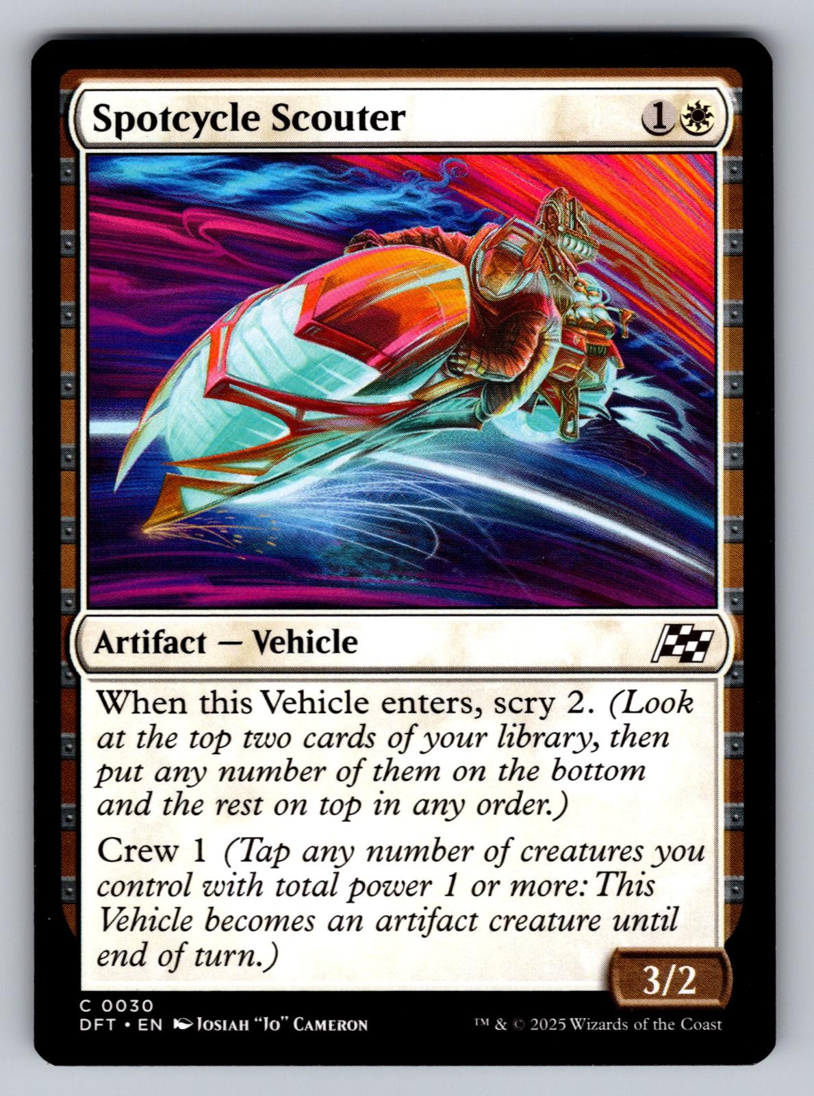 Spotcycle Scouter 30 Common Aetherdrift Near Mint