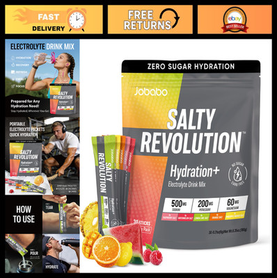 Electrolyte Powder Packets for Keto & Sports Hydration | Sugar-Free, Gluten-Free